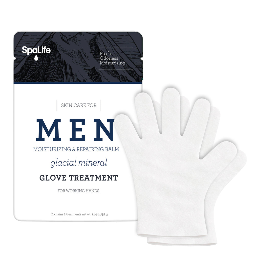 Men's Glacial Mineral Moisturizing Hand Gloves